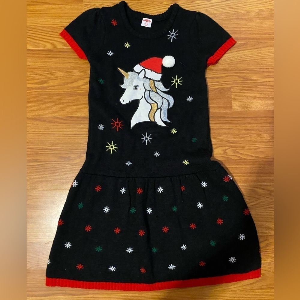 Holiday Time Sweater Dress size Large (10-12) (GF)